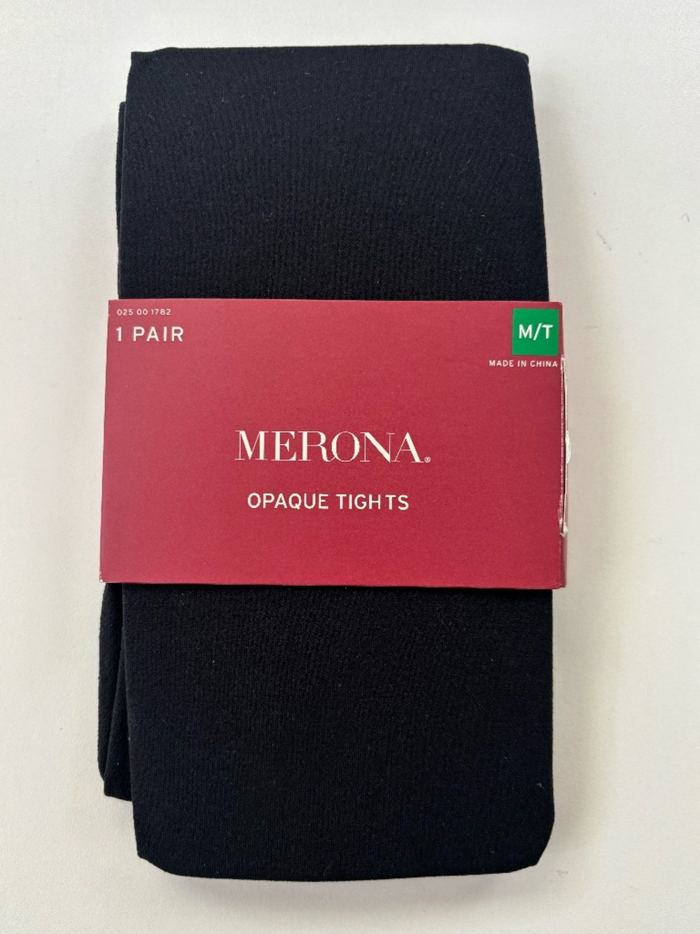 Merona Opaque Tights, black